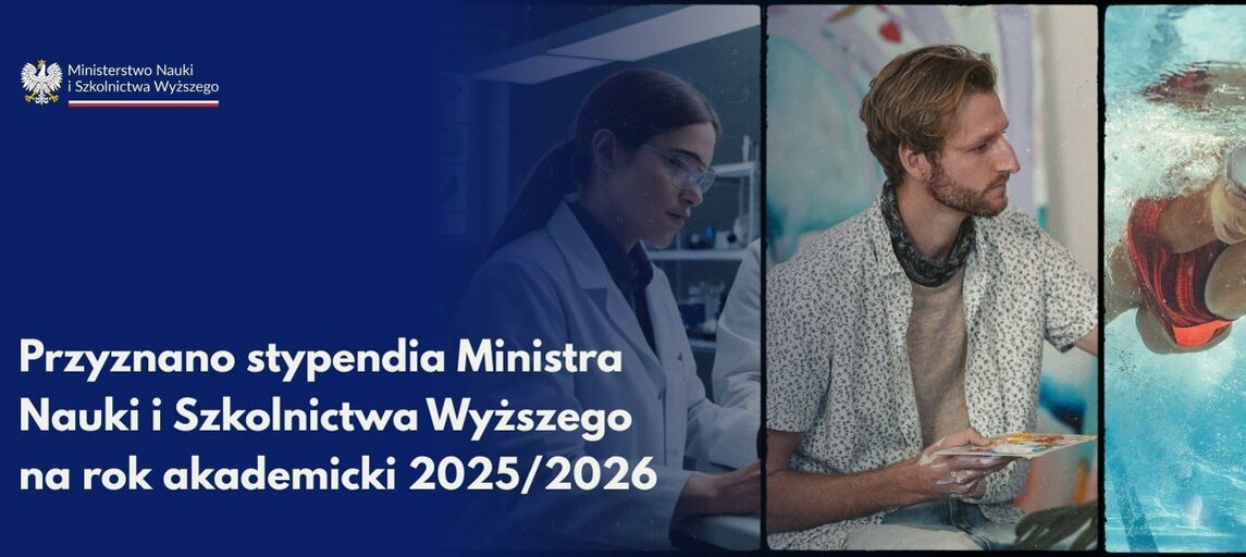 Przyznano stypendia Ministra Nauki i Szkolnictwa Wyższego dla studentów na rok akademicki 2025/2026