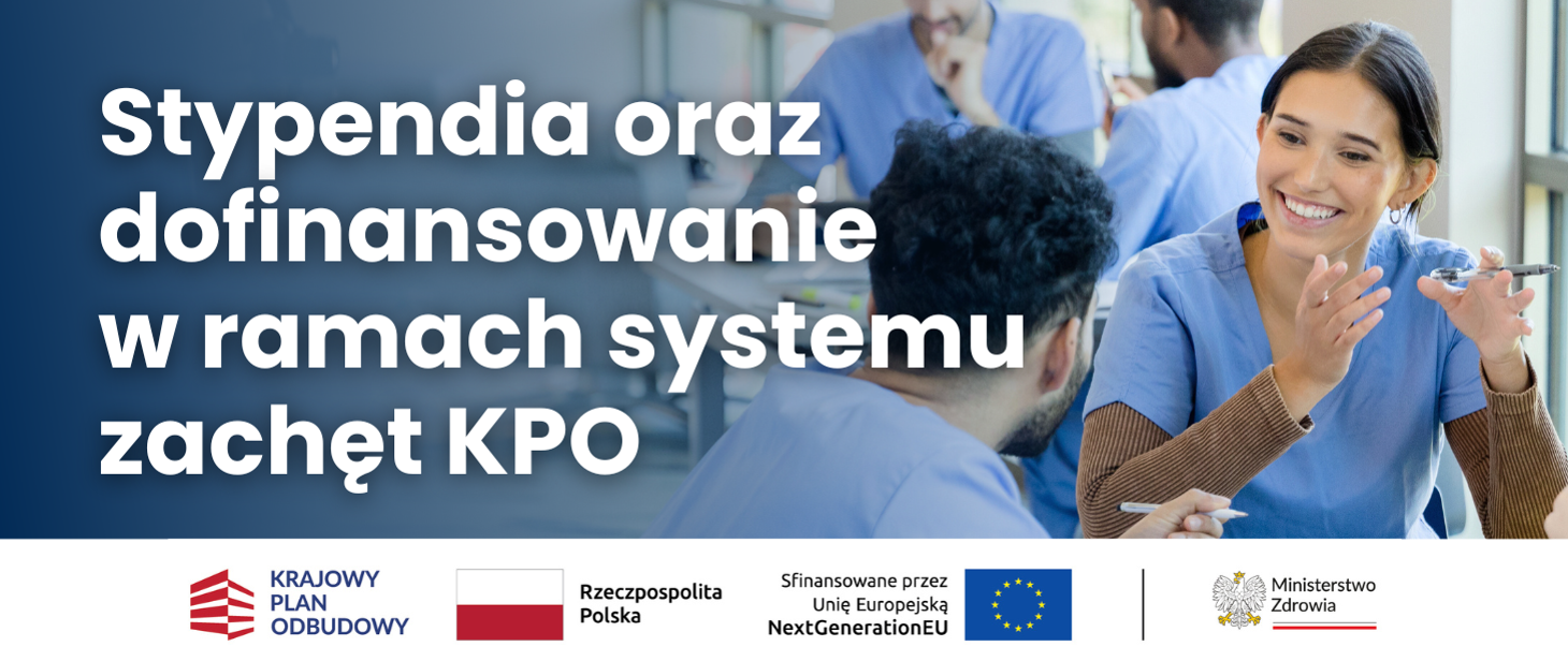 Stypendia z KPO studentów kierunków medycznych