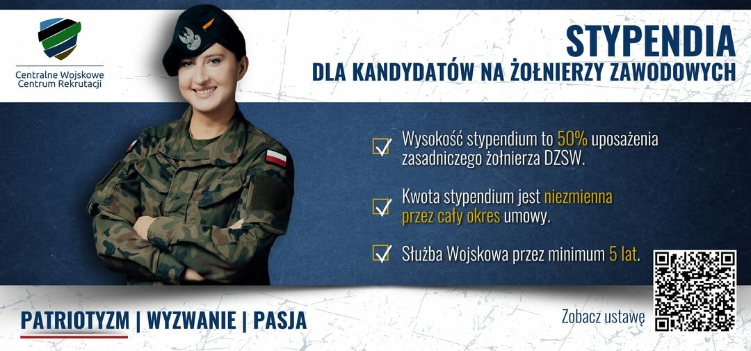 Stypendia Ministra Obrony Narodowej dla studentów–kandydatów na żołnierzy tylko do 31 sierpnia!