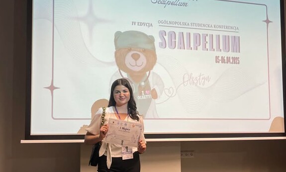 Ogólnopolski sukces studentki Collegium Medicum Uniwersytetu Zielonogórskiego!
